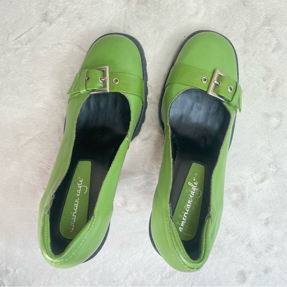 NWOT American Eagle Square Toe Chunky Heel - Picture 13 of 17